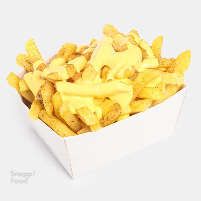 سیب زمینی سرخ شده با پنیر چدار 400 گرم