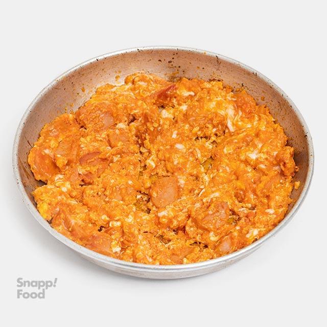 املت گوجه فرنگی و سوسیس