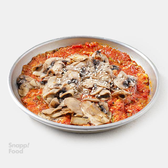 املت ربی با قارچ