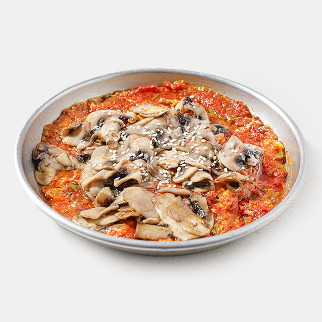 املت گوجه فرنگی به همراه قارچ